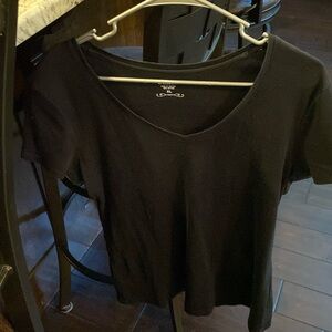 Dress Barn black v-neck shirt